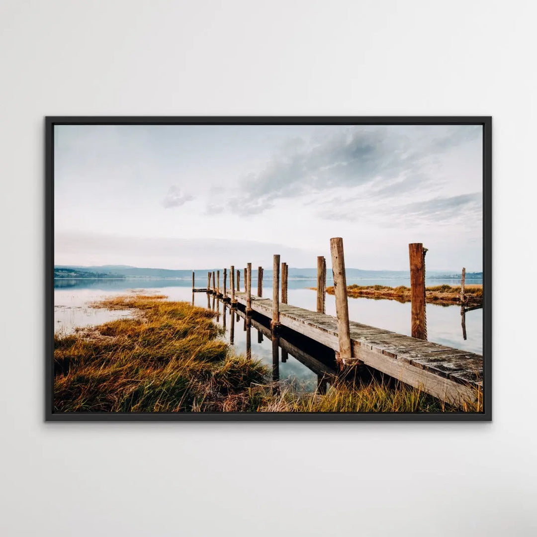 Tamar River Jetty -  Tasmania Photographic Art Print - I Heart Wall Art
