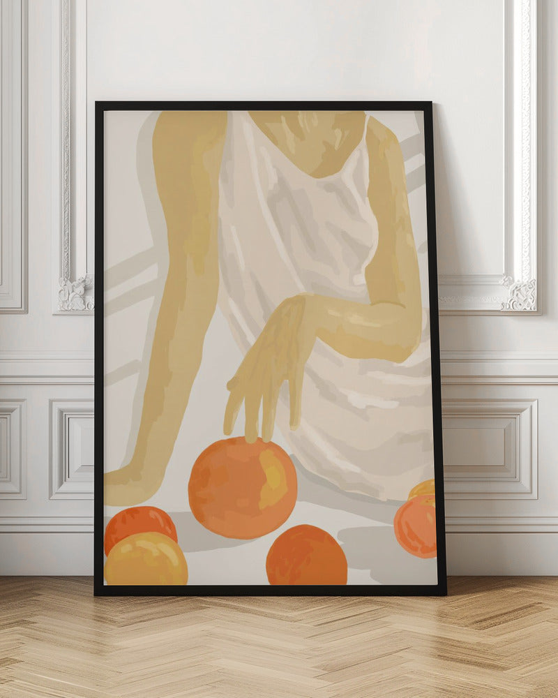 Tangerine Grace - Stretched Canvas, Poster or Fine Art Print I Heart Wall Art