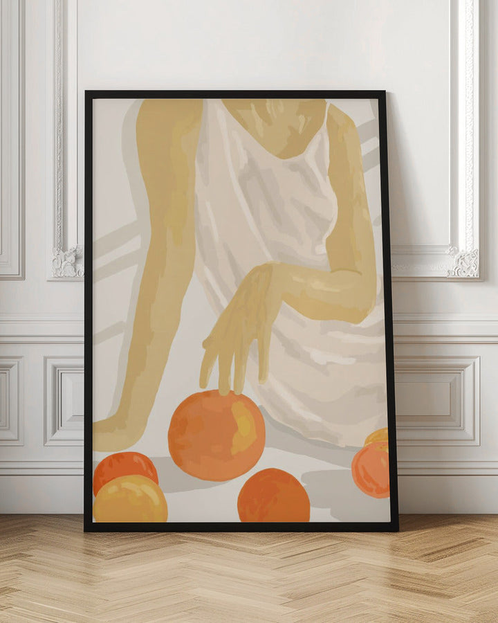 Tangerine Grace - Stretched Canvas, Poster or Fine Art Print I Heart Wall Art