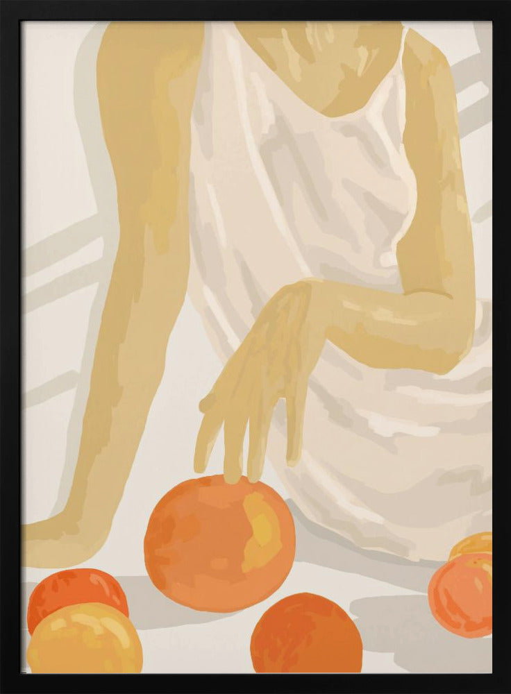Tangerine Grace - Stretched Canvas, Poster or Fine Art Print I Heart Wall Art