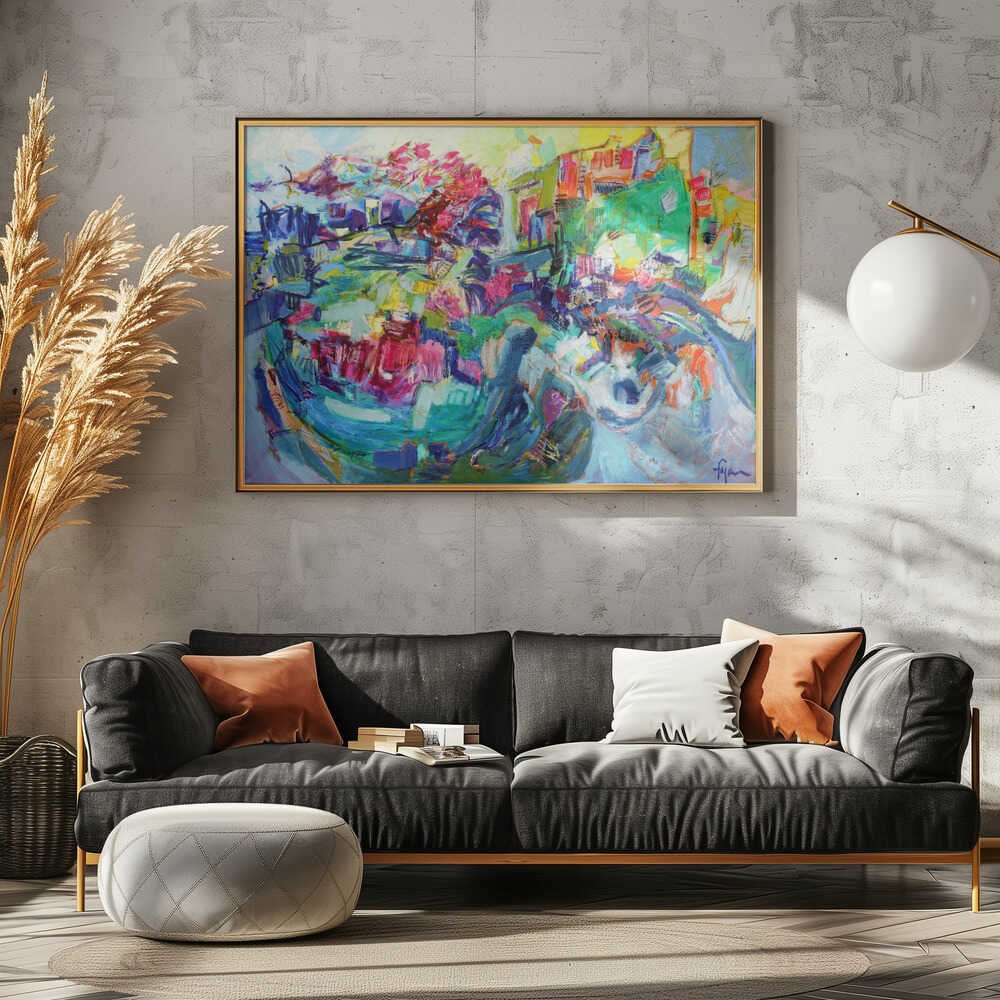 Tango in the Heartland - Stretched Canvas, Poster or Fine Art Print - I Heart Wall Art - Poster Print, Canvas Print or Framed Art Print