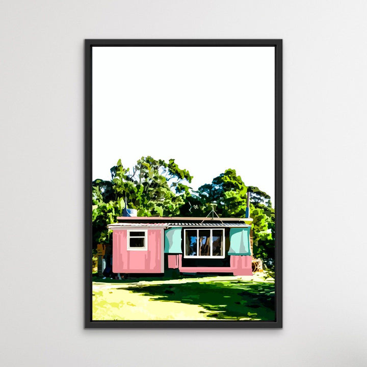 Tasmanian Shack - Coastal Tasmanian Beach House Print by Edie Fogarty - I Heart Wall Art