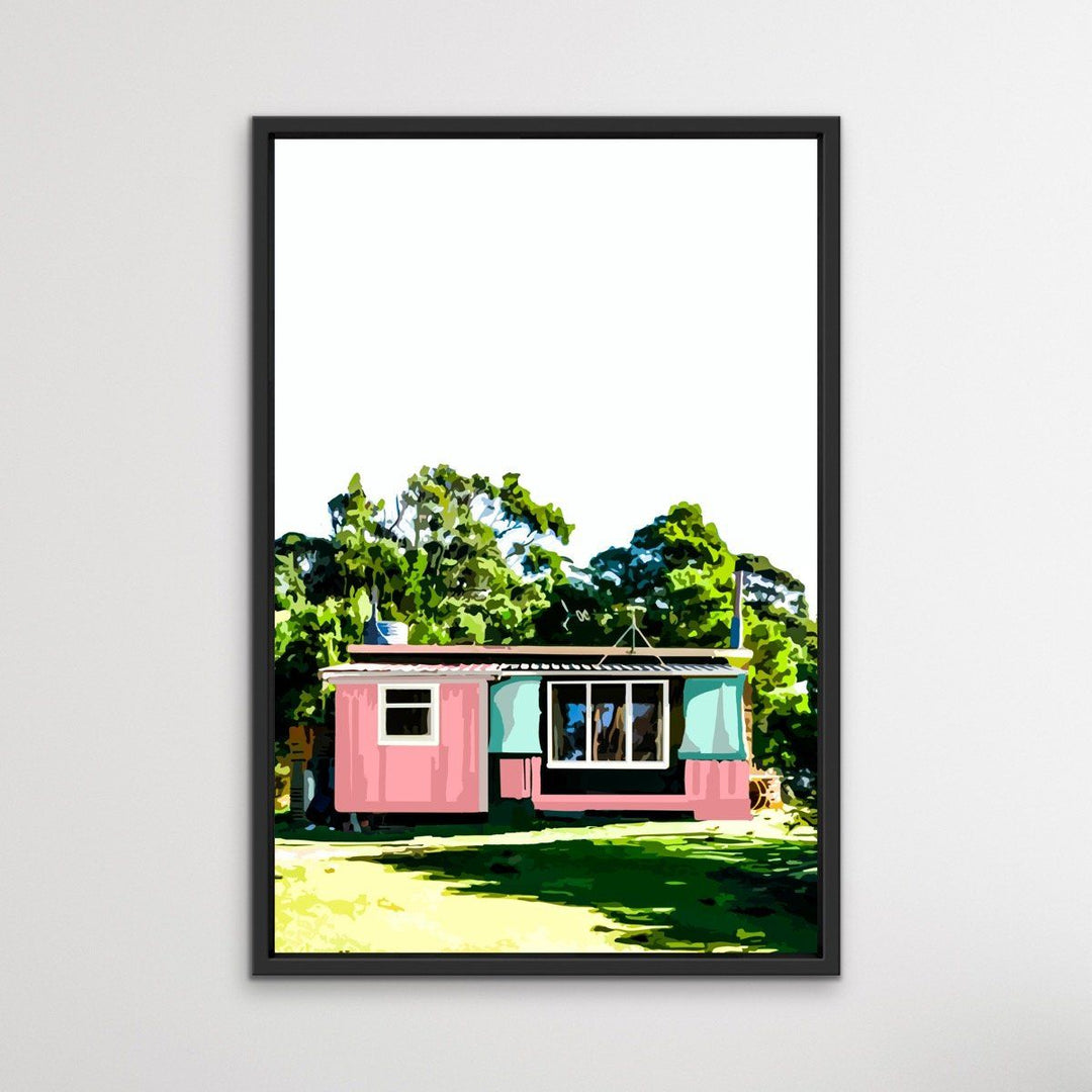 Tasmanian Shack - Coastal Tasmanian Beach House Print by Edie Fogarty - I Heart Wall Art