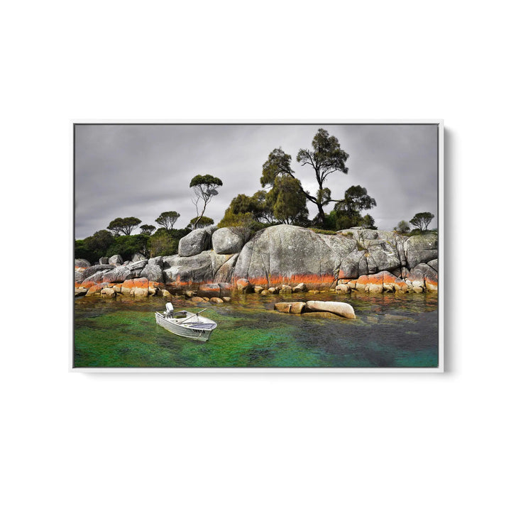 Tasmanian Shore - Stretched Canvas Print or Framed Fine Art Print - Artwork I Heart Wall Art Australia 