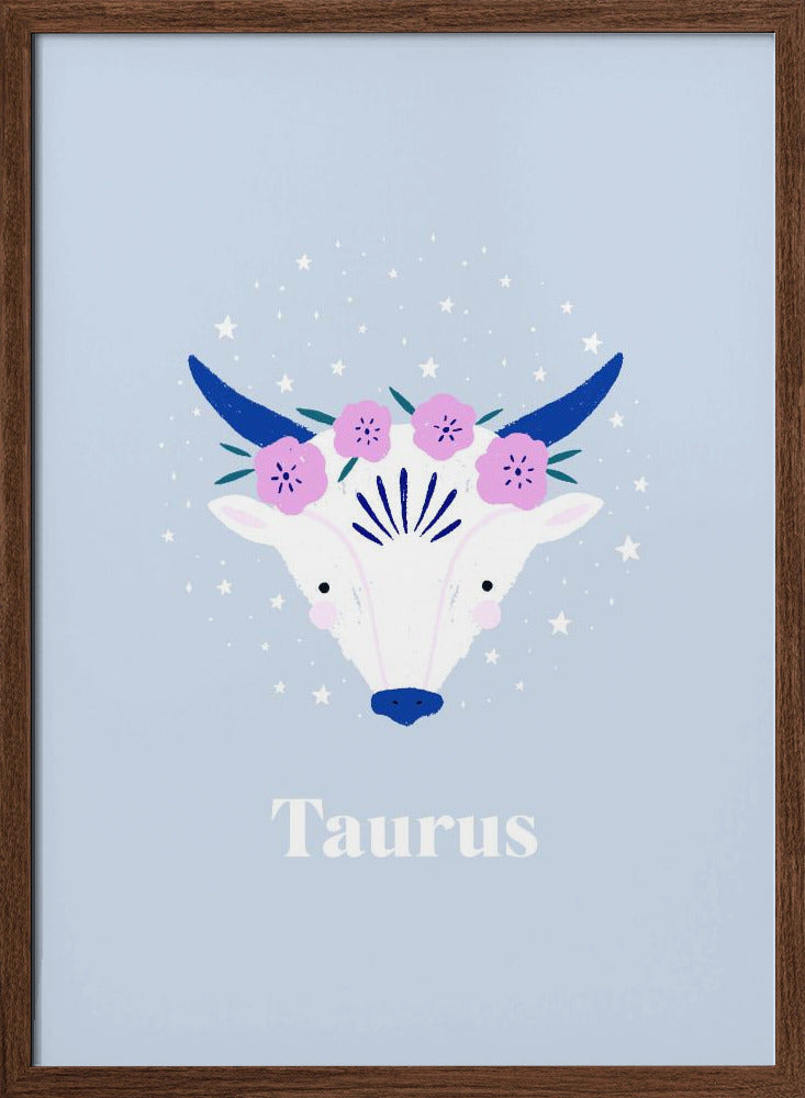 Taurus - Stretched Canvas, Poster or Fine Art Print I Heart Wall Art