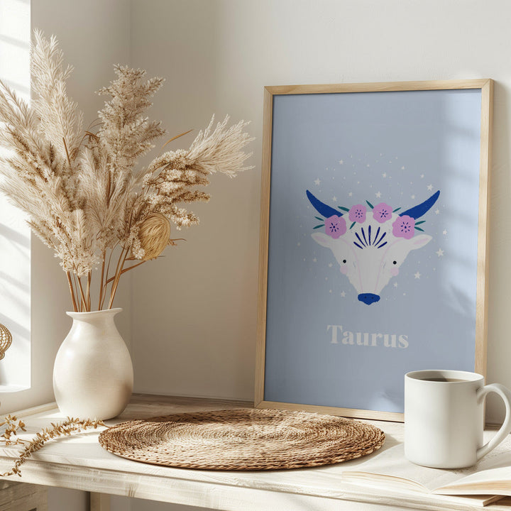 Taurus - Stretched Canvas, Poster or Fine Art Print I Heart Wall Art