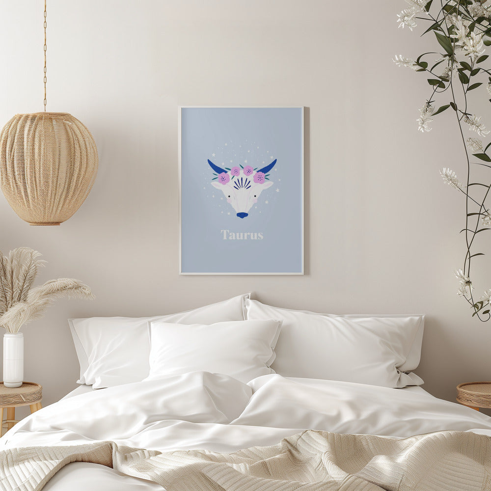 Taurus - Stretched Canvas, Poster or Fine Art Print I Heart Wall Art