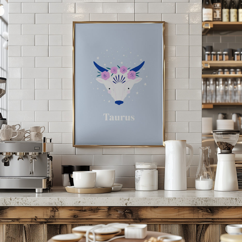 Taurus - Stretched Canvas, Poster or Fine Art Print I Heart Wall Art