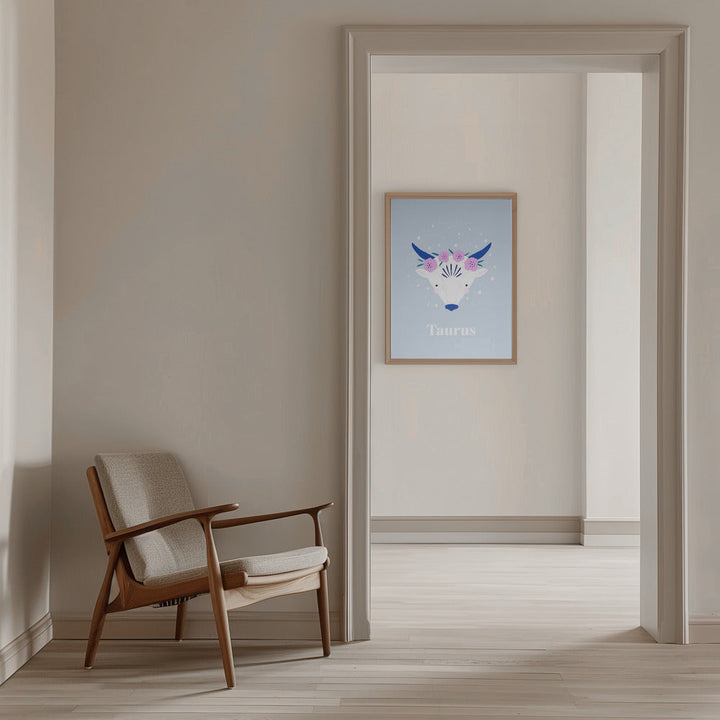 Taurus - Stretched Canvas, Poster or Fine Art Print I Heart Wall Art