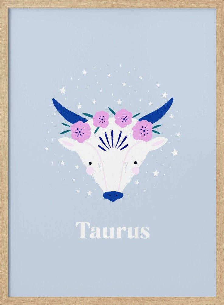 Taurus - Stretched Canvas, Poster or Fine Art Print I Heart Wall Art