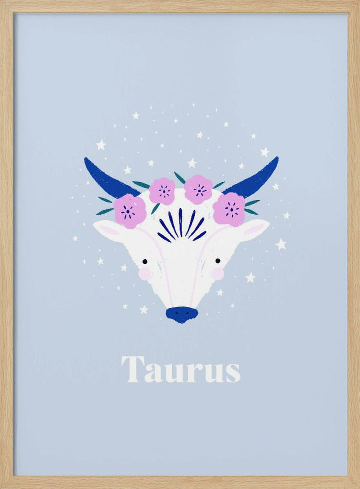 Taurus - Stretched Canvas, Poster or Fine Art Print I Heart Wall Art