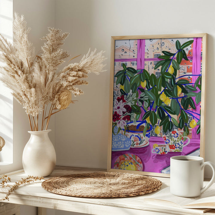 Tea with Marianne - Stretched Canvas, Poster or Fine Art Print I Heart Wall Art