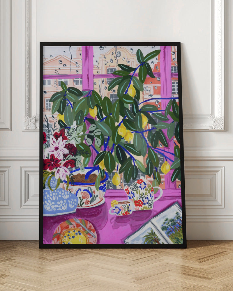 Tea with Marianne - Stretched Canvas, Poster or Fine Art Print I Heart Wall Art