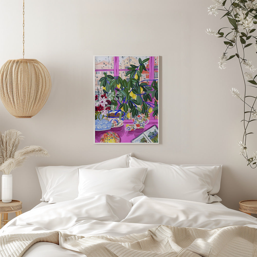 Tea with Marianne - Stretched Canvas, Poster or Fine Art Print I Heart Wall Art