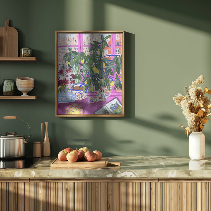 Tea with Marianne - Stretched Canvas, Poster or Fine Art Print I Heart Wall Art