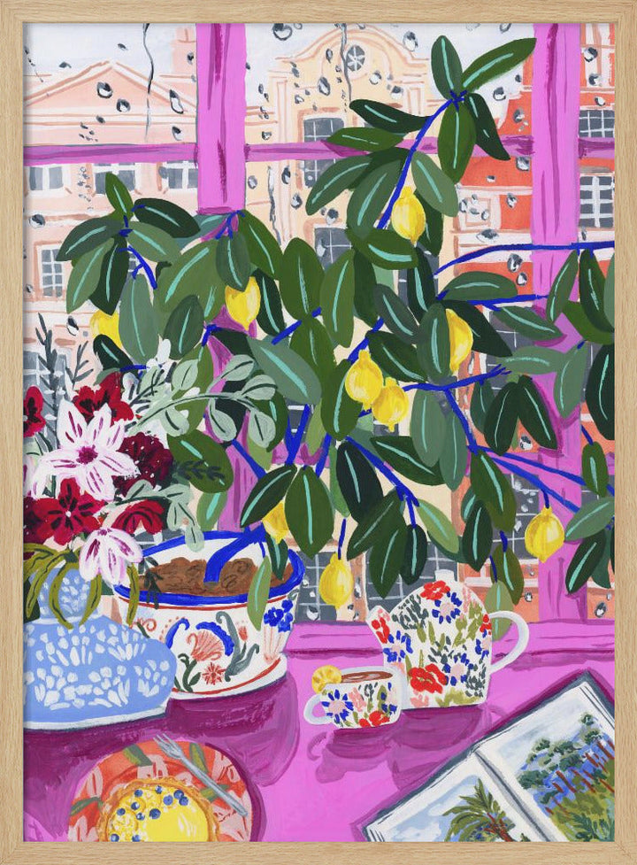 Tea with Marianne - Stretched Canvas, Poster or Fine Art Print I Heart Wall Art