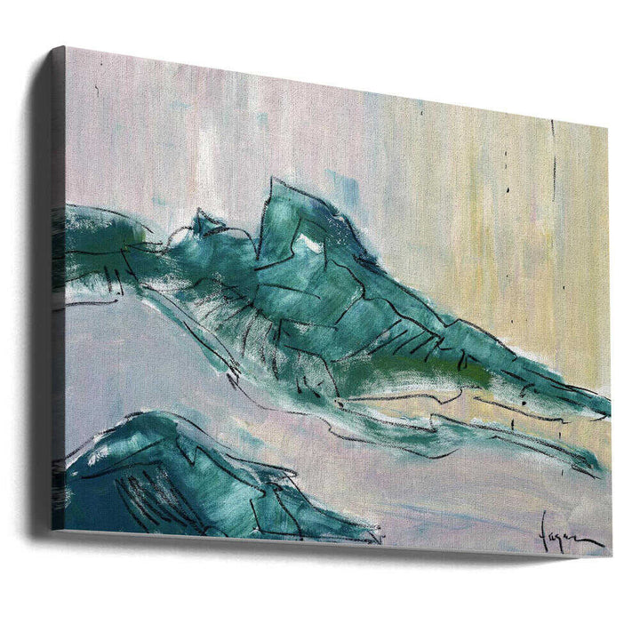 Tears For The Mountain - Stretched Canvas, Poster or Fine Art Print - I Heart Wall Art - Poster Print, Canvas Print or Framed Art Print