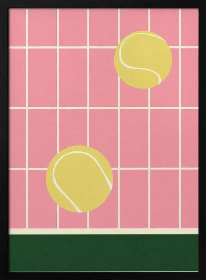 Tennis Kitchen - Stretched Canvas, Poster or Fine Art Print I Heart Wall Art