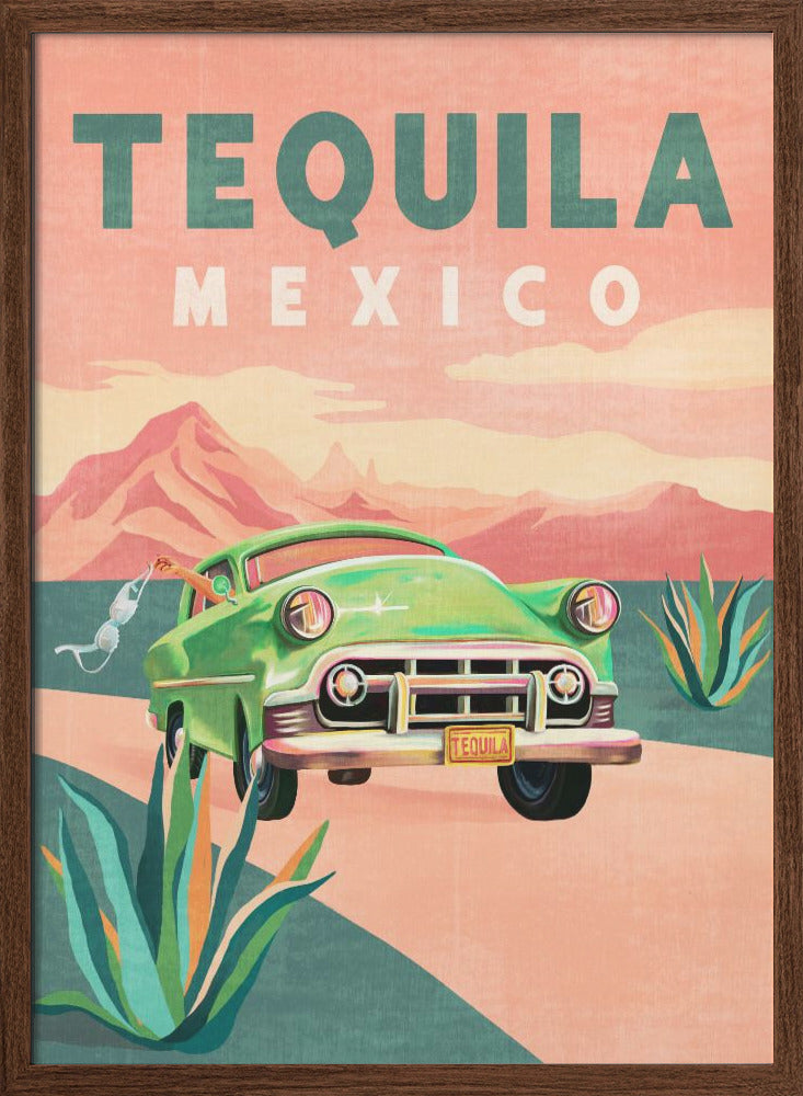 Tequila Mexico - Stretched Canvas, Poster or Fine Art Print I Heart Wall Art