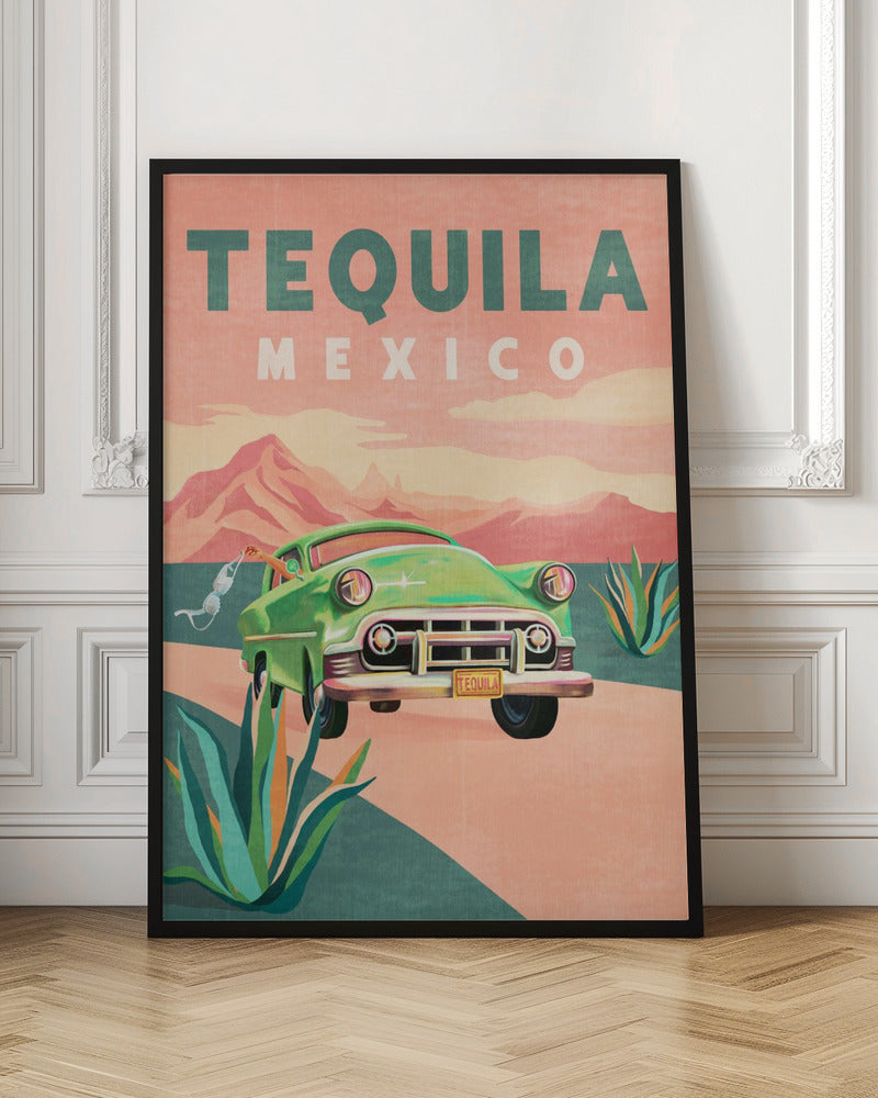 Tequila Mexico - Stretched Canvas, Poster or Fine Art Print I Heart Wall Art