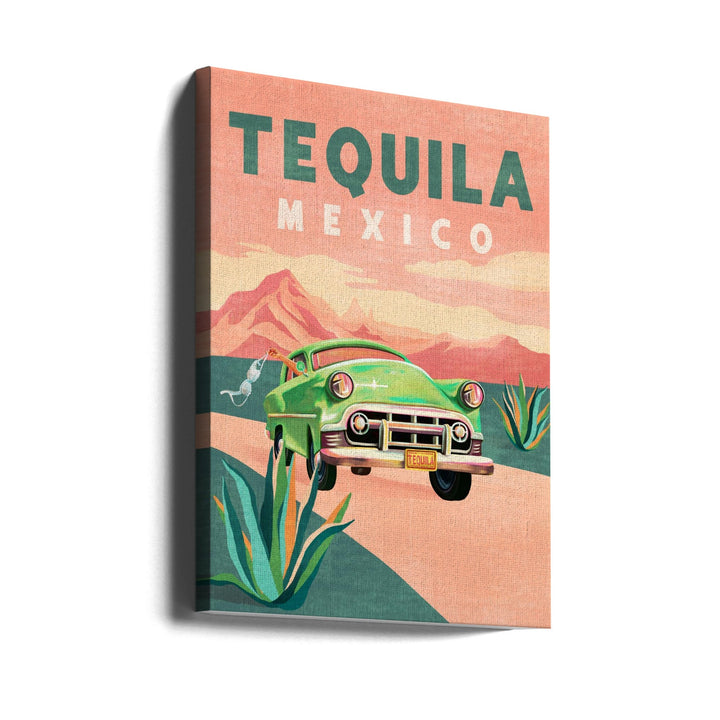 Tequila Mexico - Stretched Canvas, Poster or Fine Art Print I Heart Wall Art