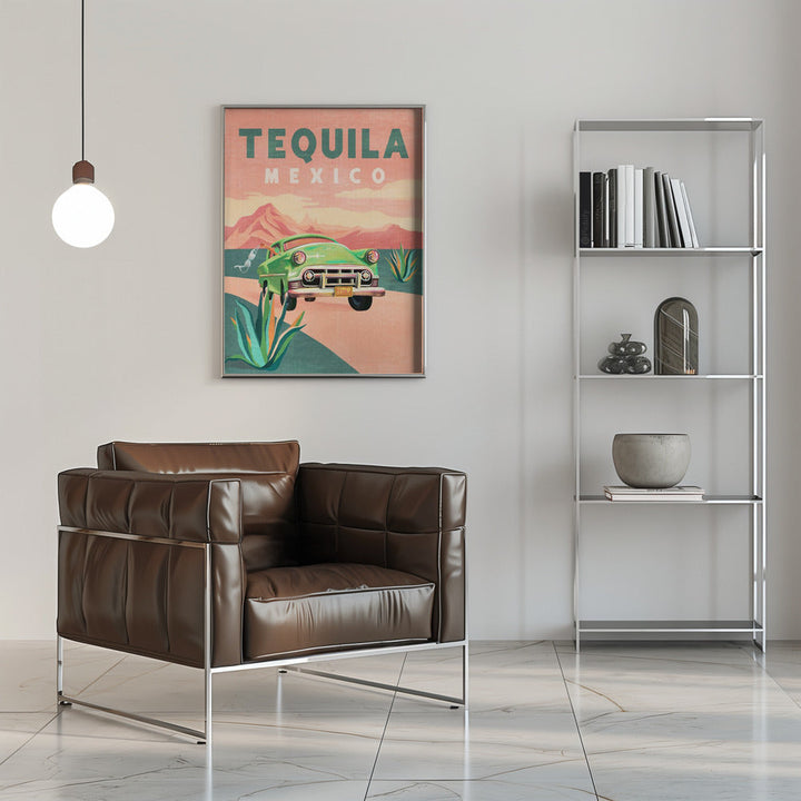 Tequila Mexico - Stretched Canvas, Poster or Fine Art Print I Heart Wall Art