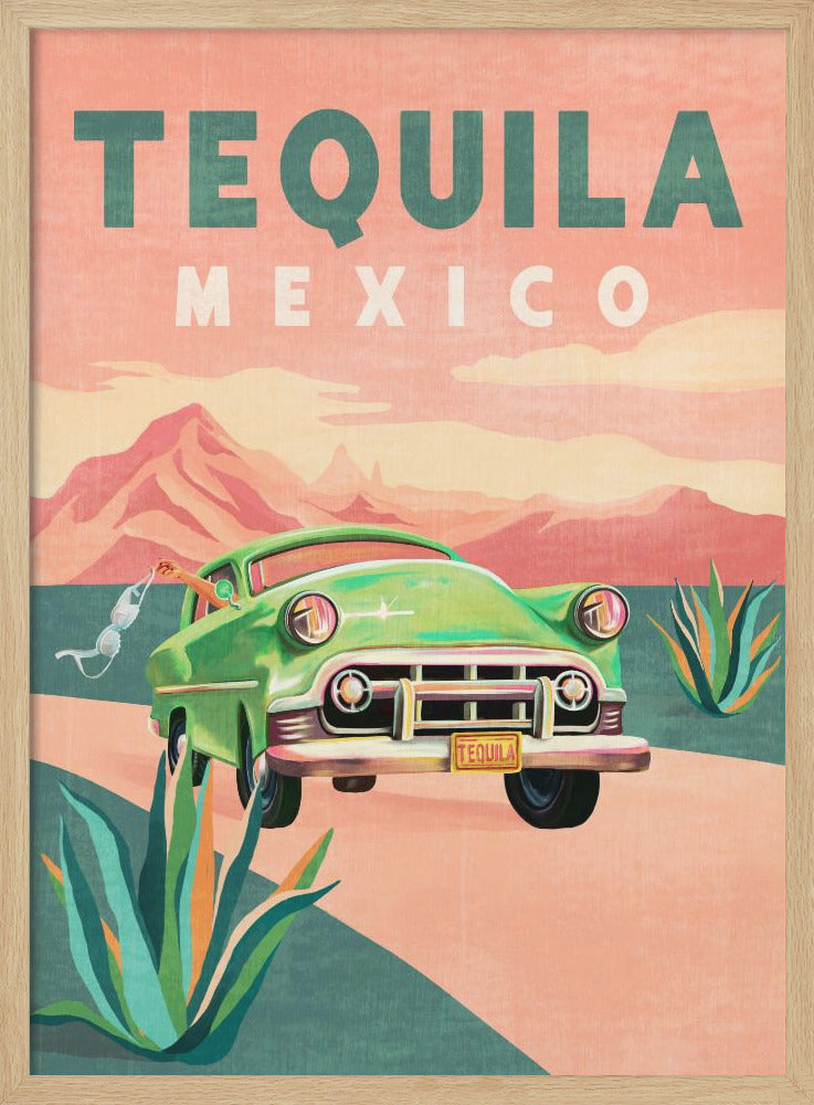 Tequila Mexico - Stretched Canvas, Poster or Fine Art Print I Heart Wall Art