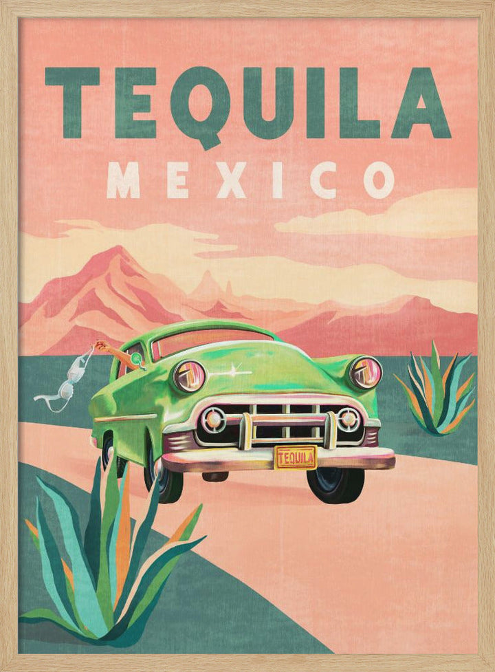 Tequila Mexico - Stretched Canvas, Poster or Fine Art Print I Heart Wall Art