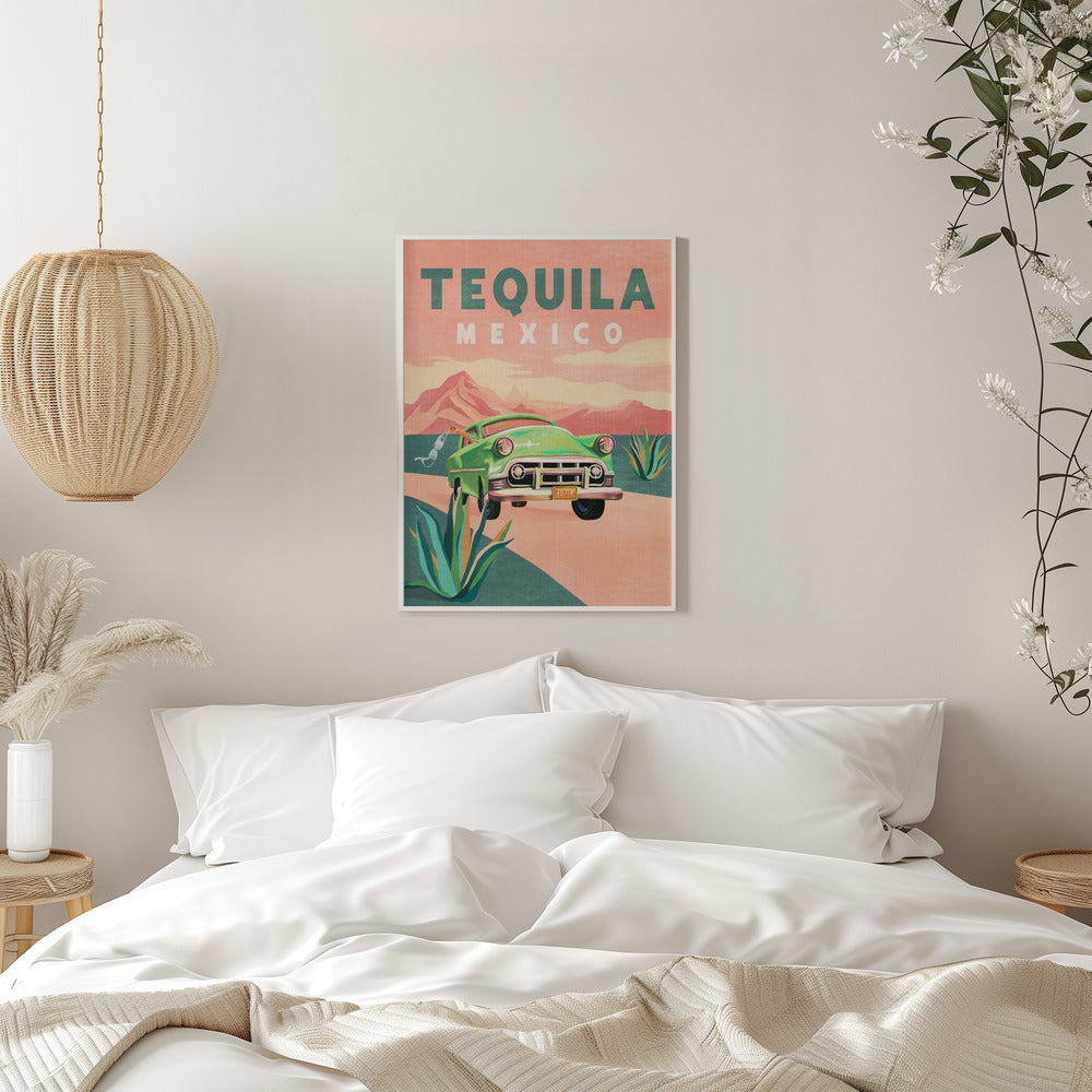 Tequila Mexico - Stretched Canvas, Poster or Fine Art Print I Heart Wall Art
