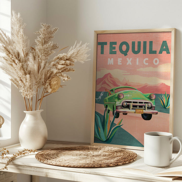 Tequila Mexico - Stretched Canvas, Poster or Fine Art Print I Heart Wall Art