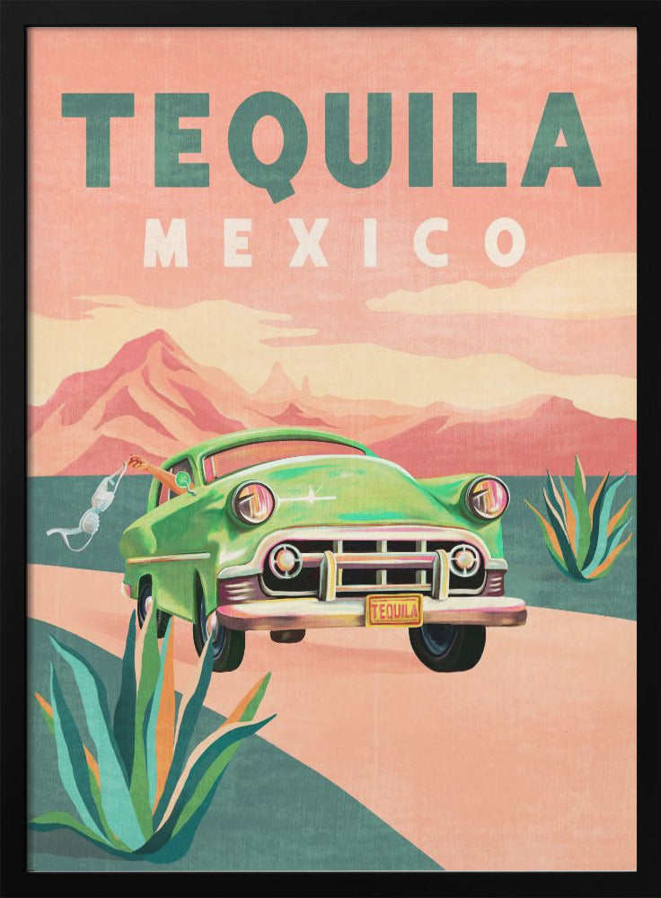 Tequila Mexico - Stretched Canvas, Poster or Fine Art Print I Heart Wall Art
