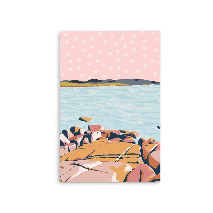 Terracotta Bay By Unratio - Stretched Canvas Print or Framed Fine Art Print - Artwork I Heart Wall Art Australia 