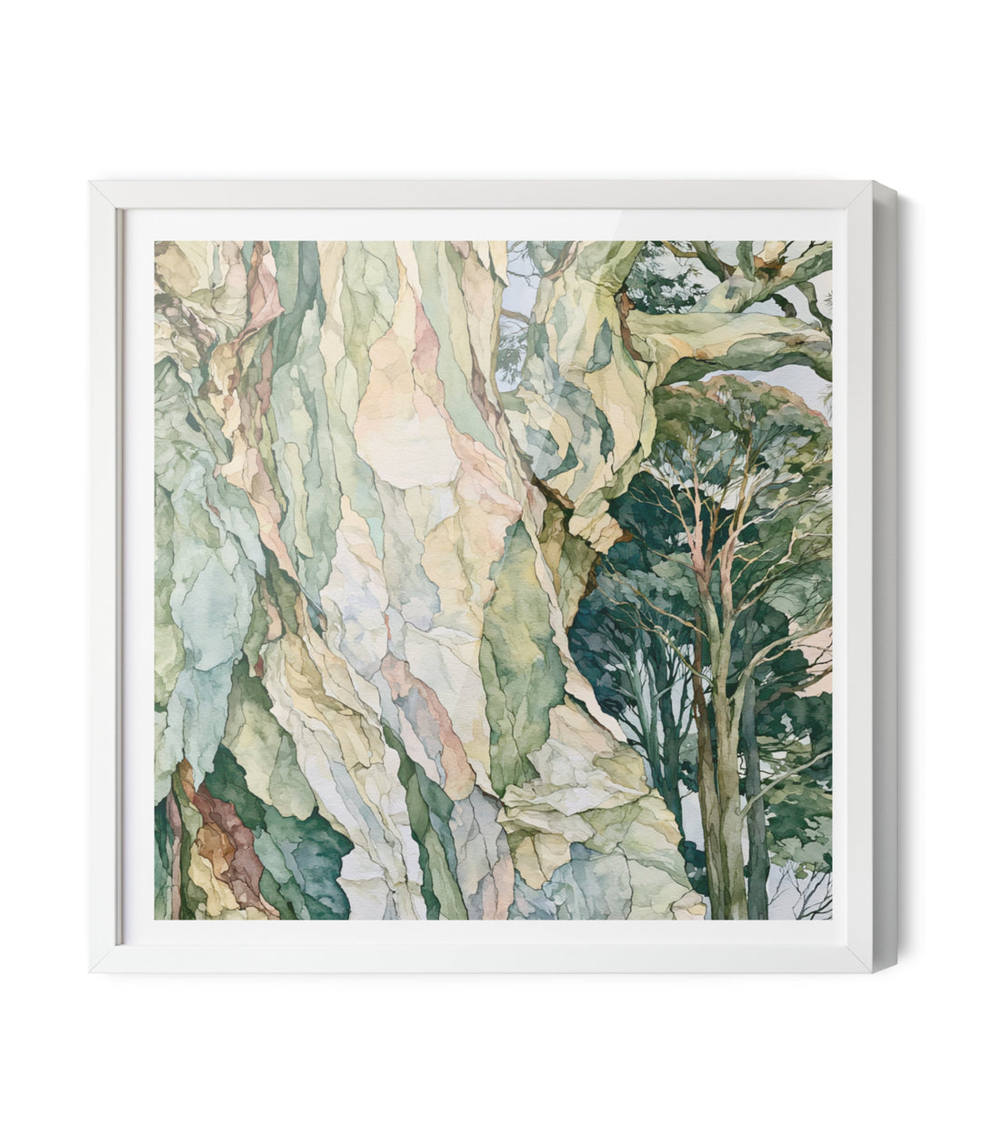 Textured Bark I by IHeartStudio - Australian Eucalypt Canvas Print