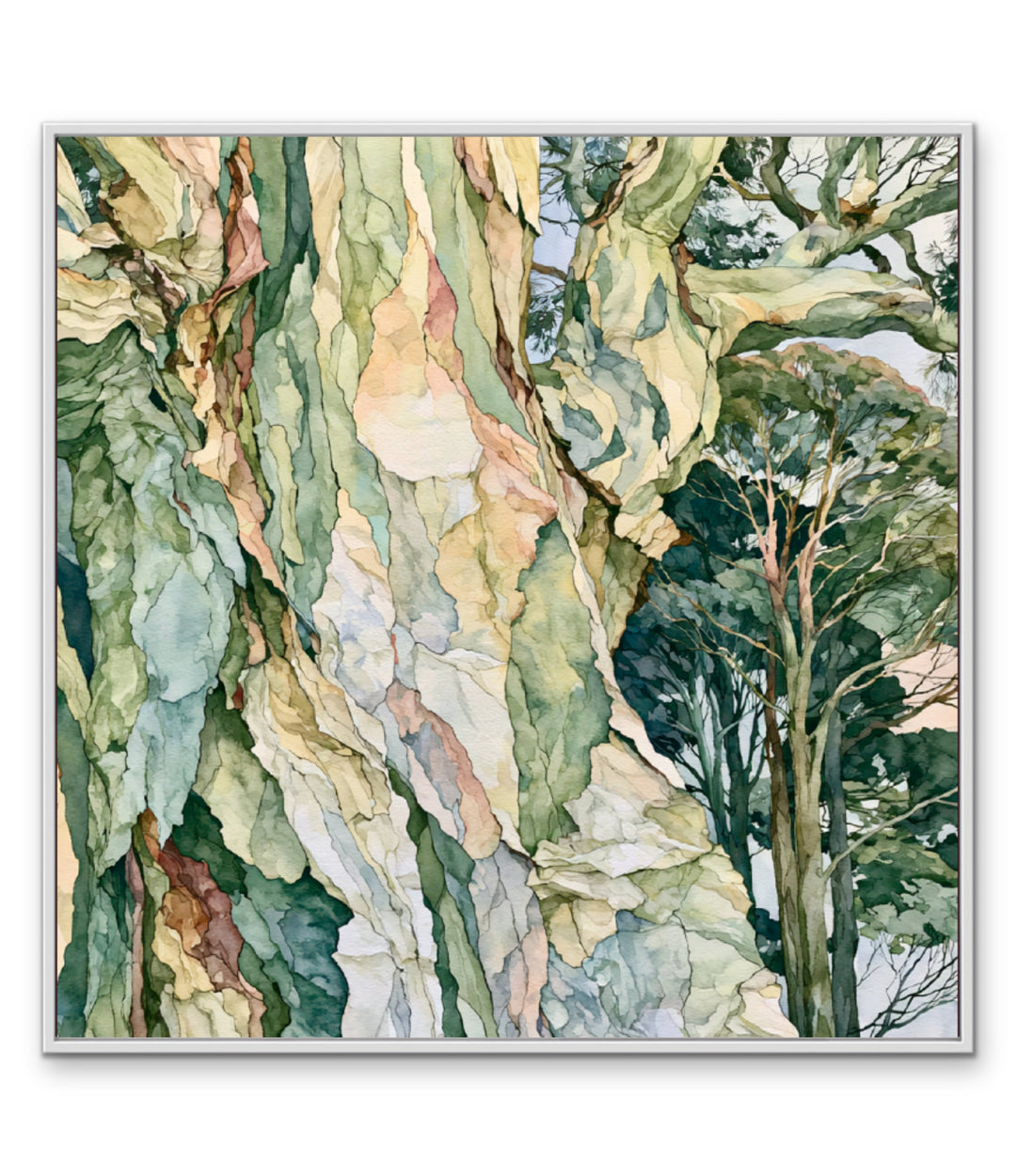 Textured Bark I by IHeartStudio - Australian Eucalypt Canvas Print