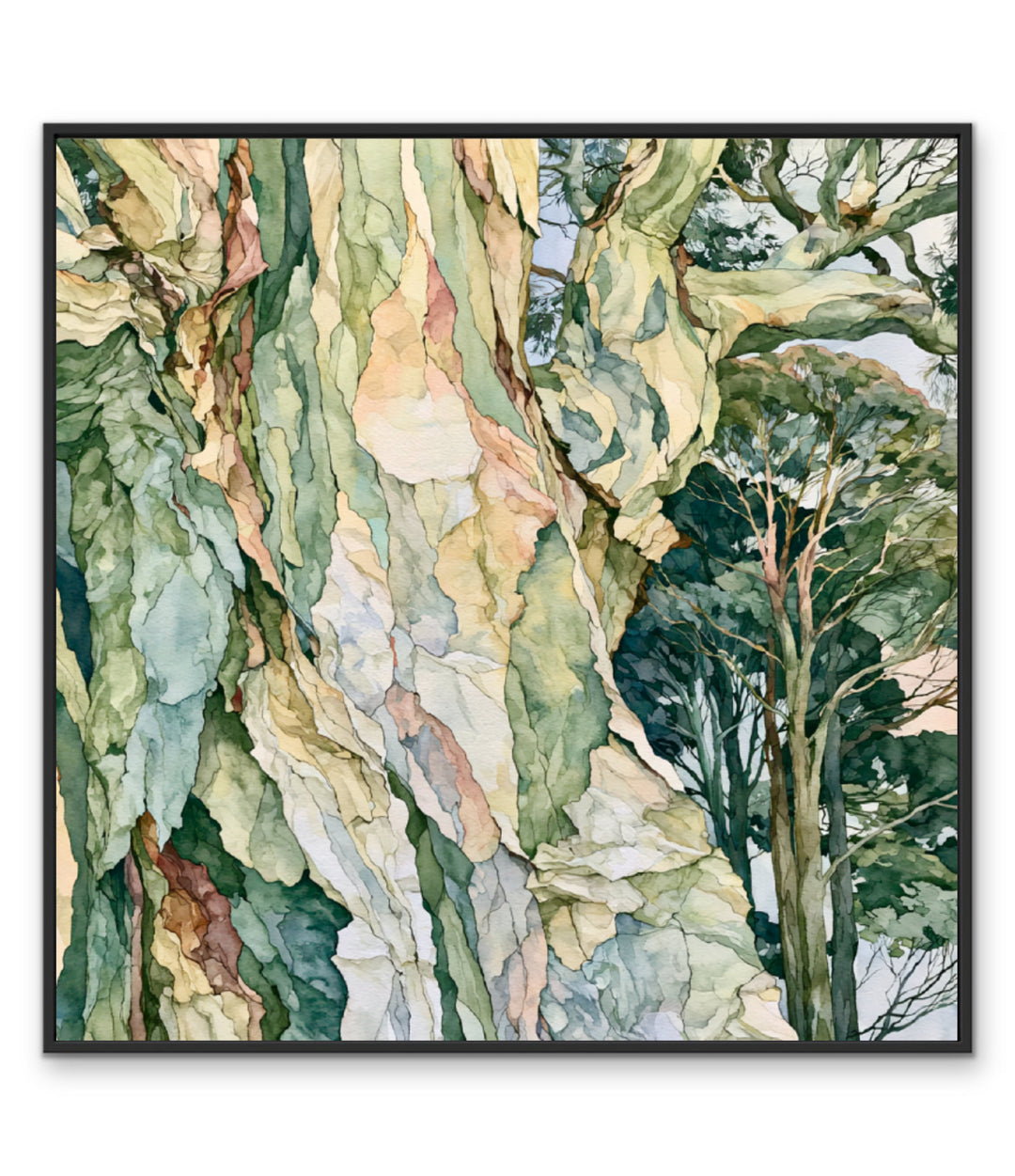 Textured Bark I by IHeartStudio - Australian Eucalypt Canvas Print