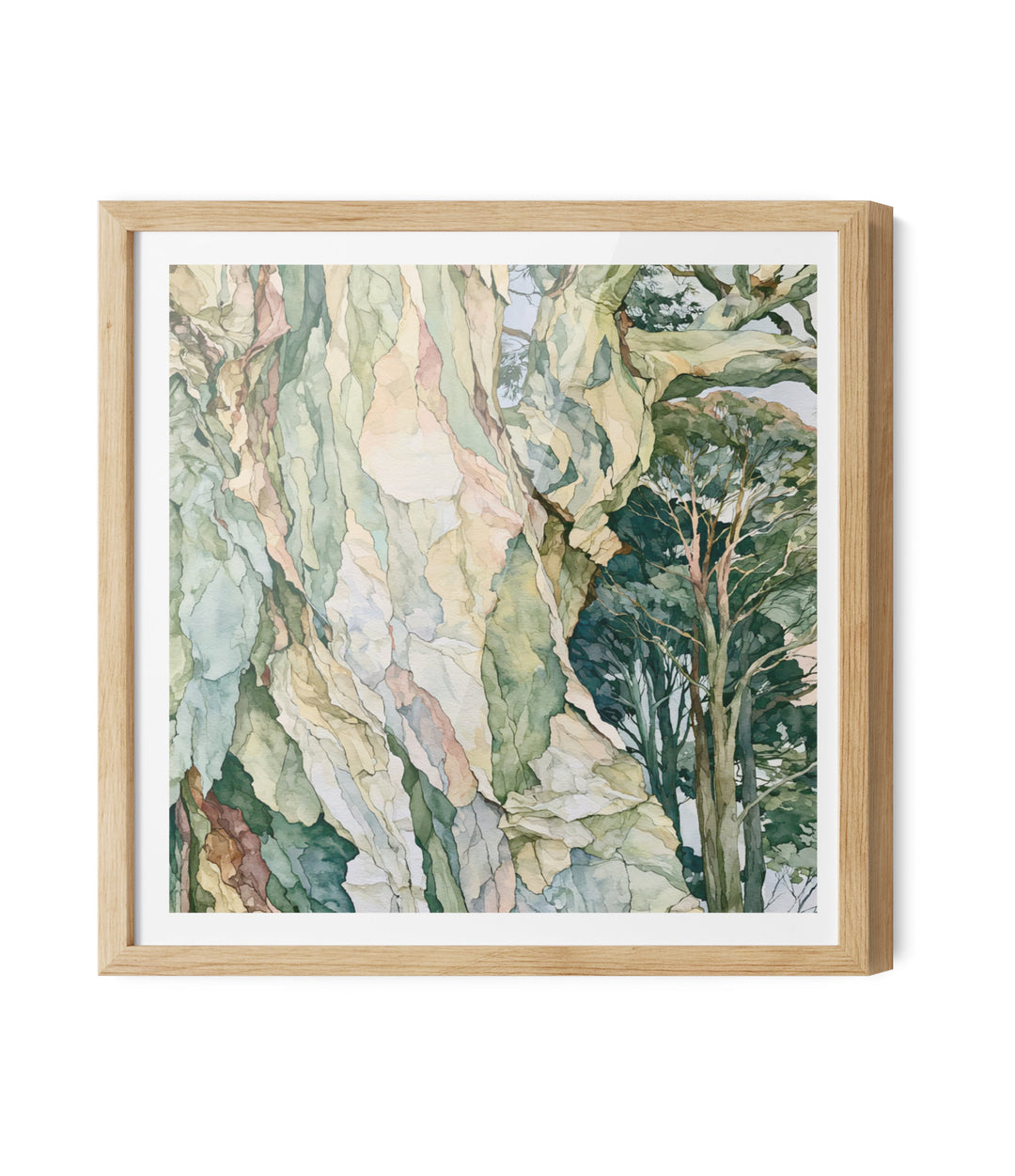 Textured Bark I by IHeartStudio - Australian Eucalypt Canvas Print