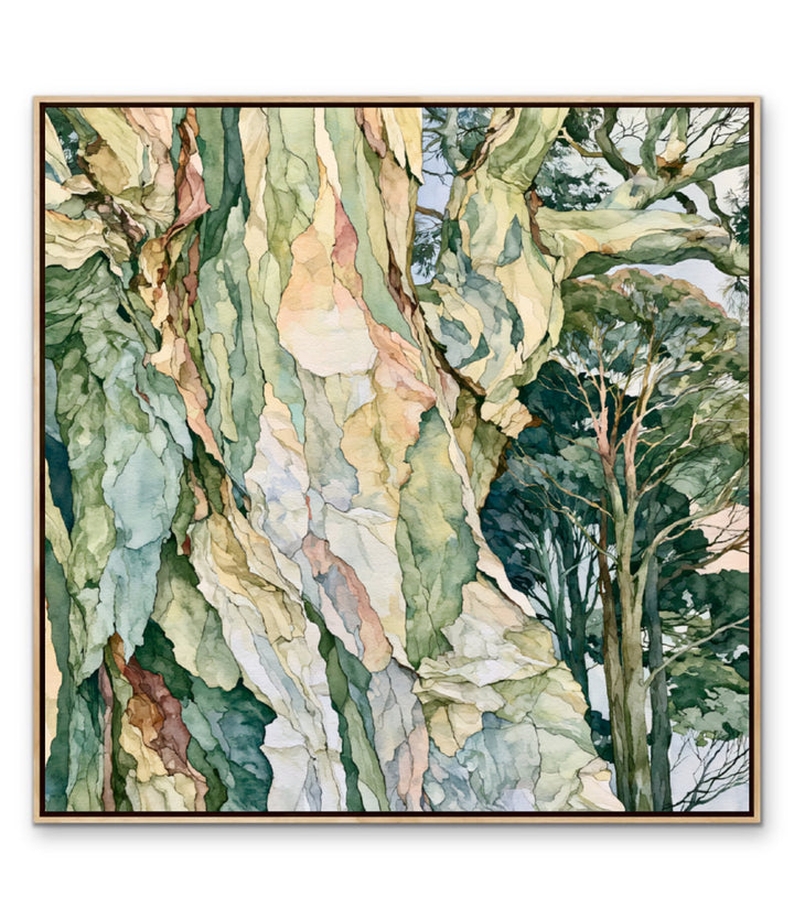Textured Bark I by IHeartStudio - Australian Eucalypt Canvas Print