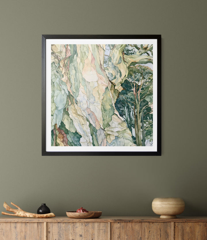 Textured Bark I by IHeartStudio - Australian Eucalypt Canvas Print