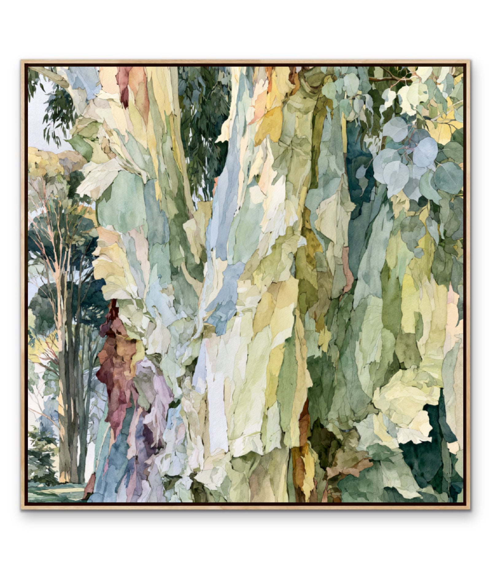 Textured Bark II by IHeartStudio - Australian Eucalypt Canvas Print