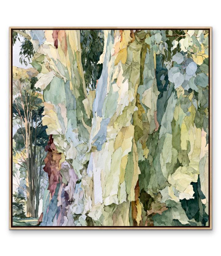 Textured Bark II by IHeartStudio - Australian Eucalypt Canvas Print
