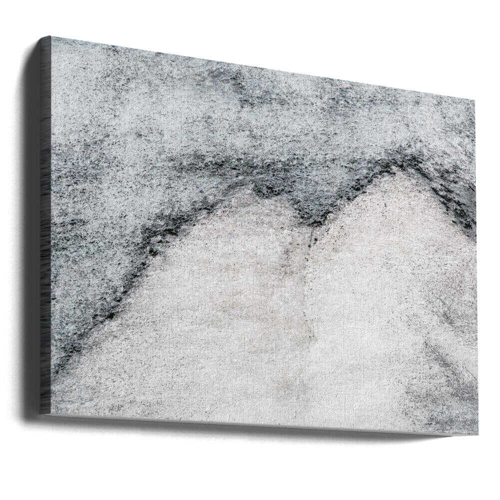 Textured Grey Peaks - Stretched Canvas, Poster or Fine Art Print - I Heart Wall Art - Poster Print, Canvas Print or Framed Art Print