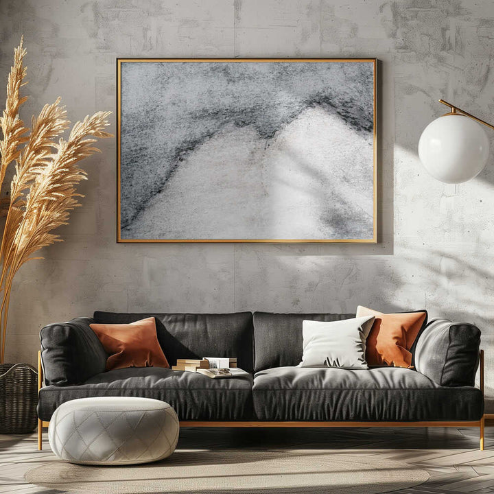 Textured Grey Peaks - Stretched Canvas, Poster or Fine Art Print - I Heart Wall Art - Poster Print, Canvas Print or Framed Art Print