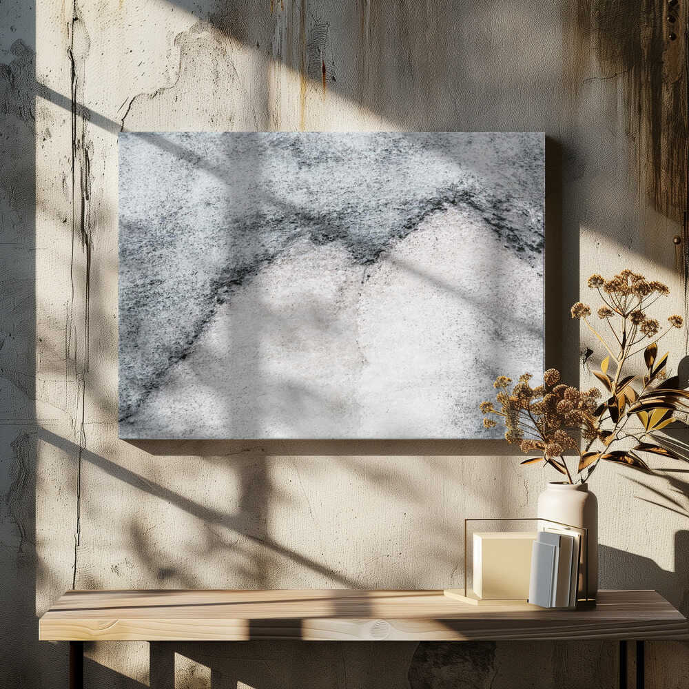 Textured Grey Peaks - Stretched Canvas, Poster or Fine Art Print - I Heart Wall Art - Poster Print, Canvas Print or Framed Art Print