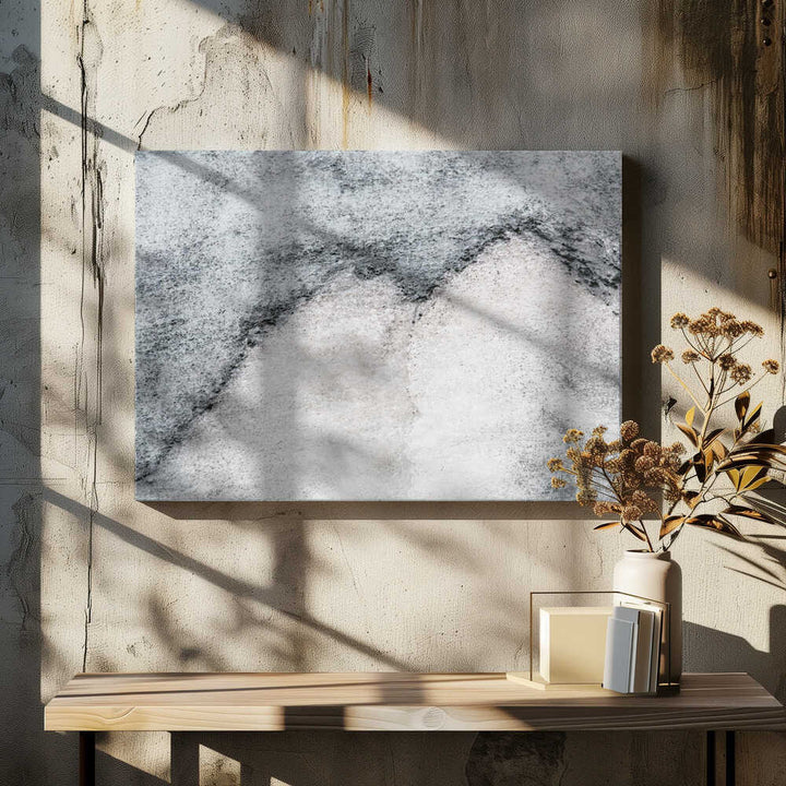 Textured Grey Peaks - Stretched Canvas, Poster or Fine Art Print - I Heart Wall Art - Poster Print, Canvas Print or Framed Art Print