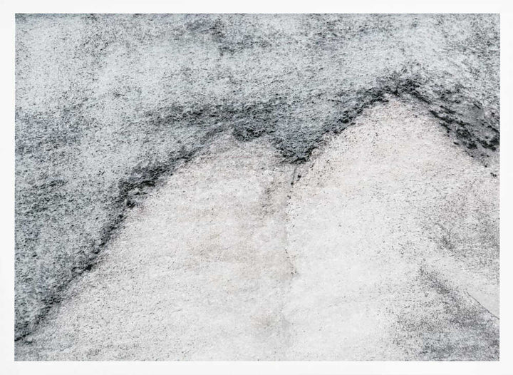 Textured Grey Peaks - Stretched Canvas, Poster or Fine Art Print - I Heart Wall Art - Poster Print, Canvas Print or Framed Art Print
