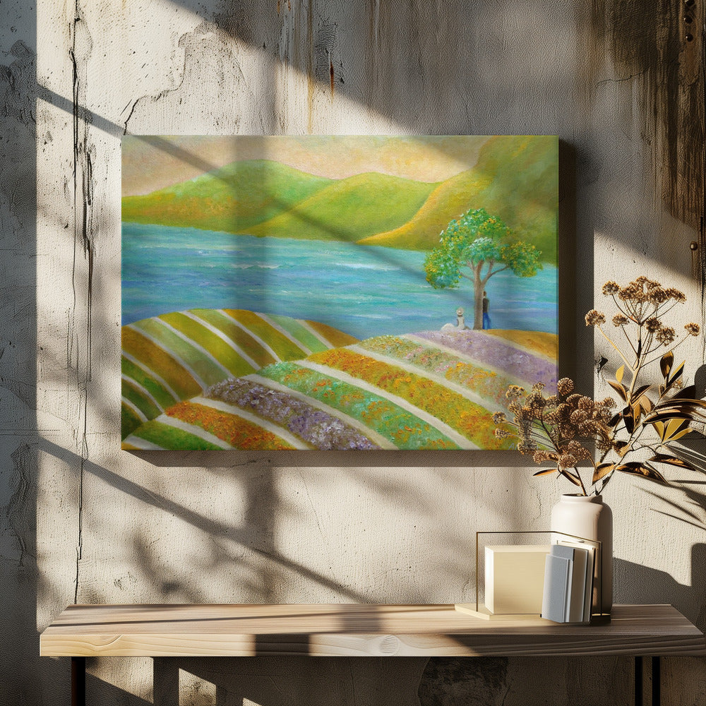 That Confident Hush - Stretched Canvas, Poster or Fine Art Print I Heart Wall Art