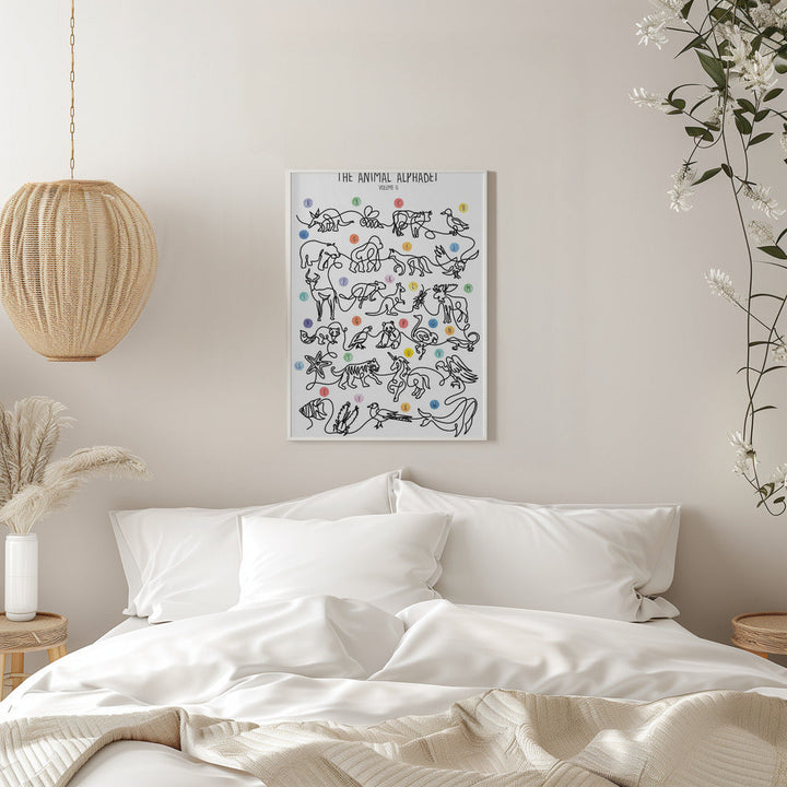 The Animal Alphabet Volume 2 - Stretched Canvas, Poster or Fine Art Print I Heart Wall Art