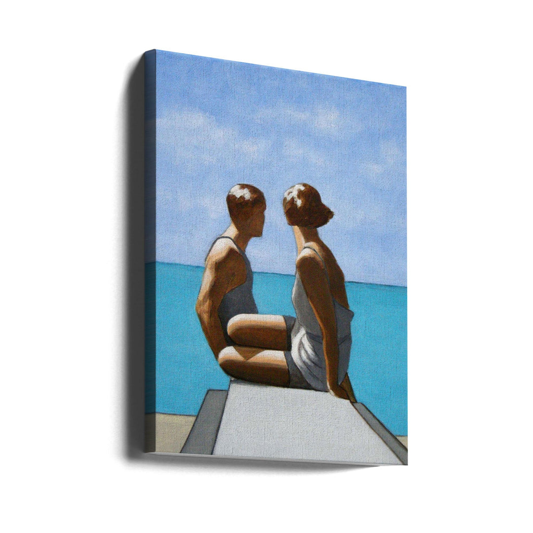 The Bathers - Stretched Canvas, Poster or Fine Art Print I Heart Wall Art