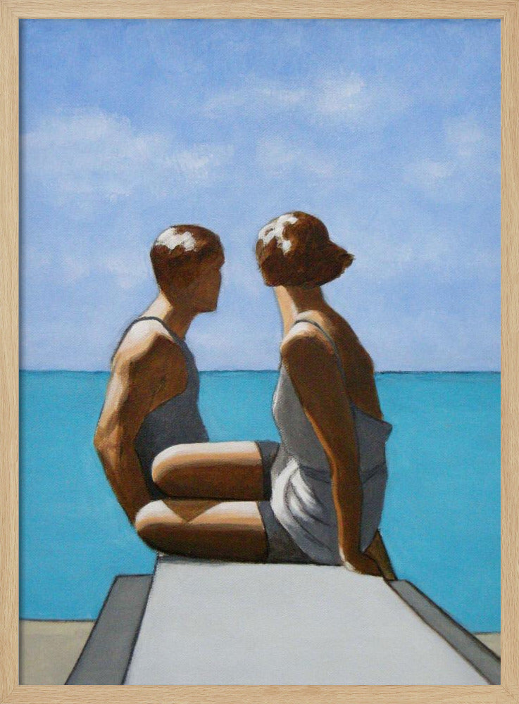The Bathers - Stretched Canvas, Poster or Fine Art Print I Heart Wall Art