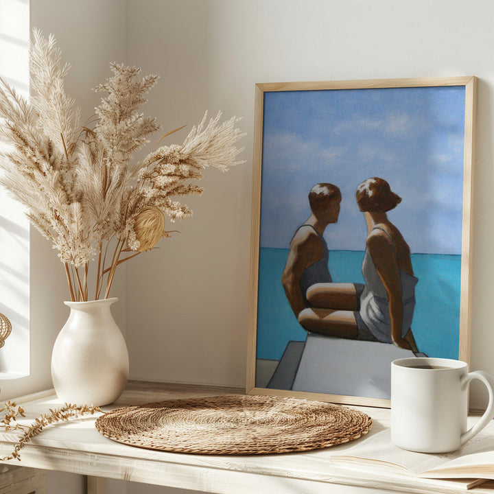 The Bathers - Stretched Canvas, Poster or Fine Art Print I Heart Wall Art